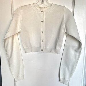 Marc Jacobs Pearly Cropped Cardigan
